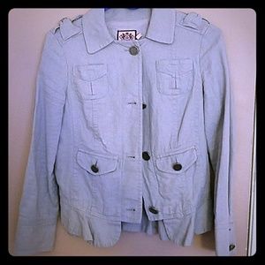 Juicy linen-blend light jacket sz. S (marked P)